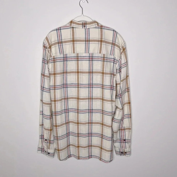 Men Toad & Co Airsmyth Long Sleeve Lightweight Flannel Shirt sustainable comfy - Picture 8 of 12